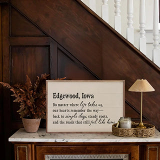 Hometown Wall Decor Collection - Roads Feel Like Home - Create Your Personalize Art