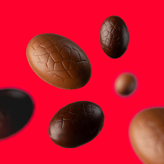 Le Chocolat Des Francais - Easter Egg Tube - 10 Eggs -Milk and Dark Chocolate Eggs
