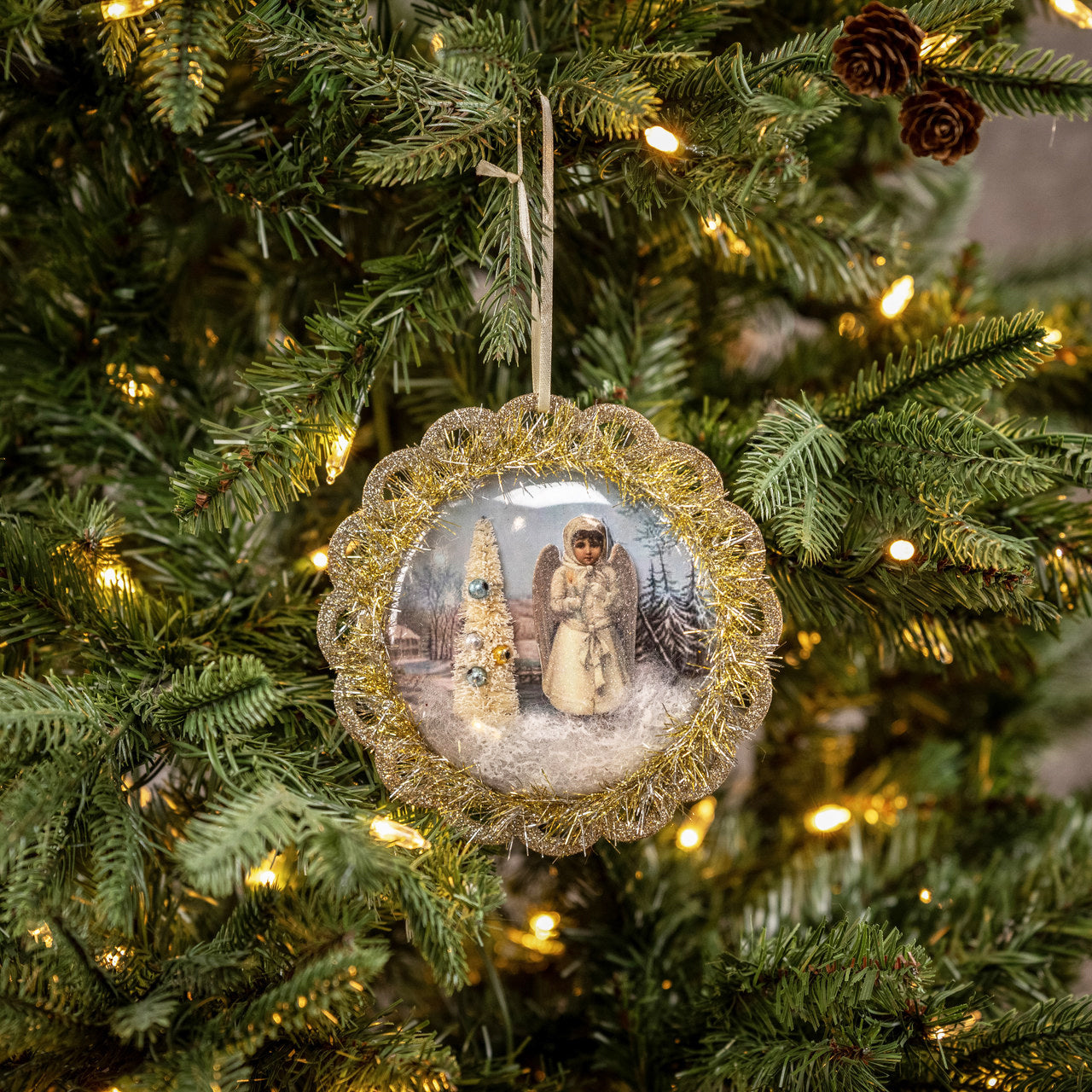 Emma Angel Victorian Style Ornament