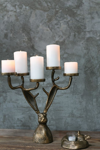 Eric The Hare Candelabra Candle Holder