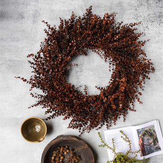 Russett Eucalyptus Wreath by Abigal Ahern