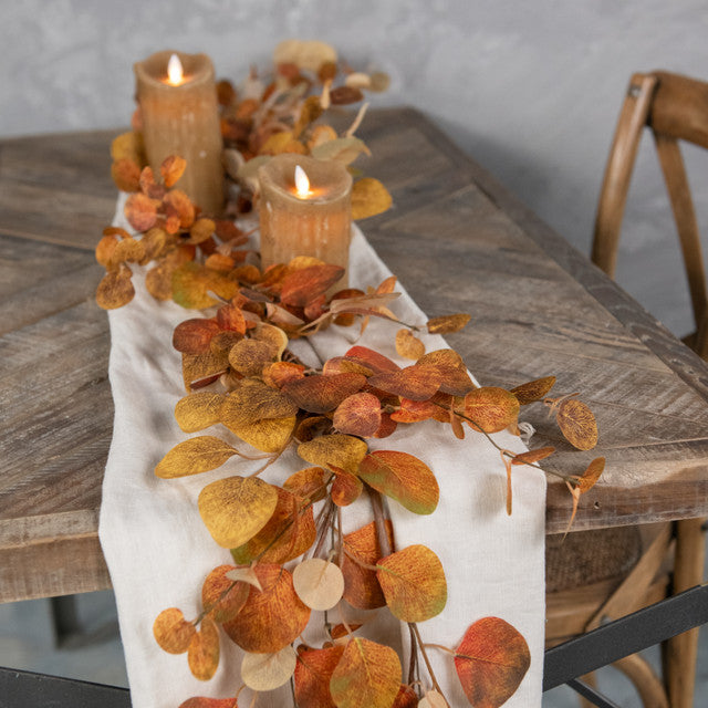 72" Autumn Eucalyptus Garland