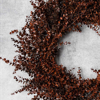 Russett Eucalyptus Wreath by Abigal Ahern