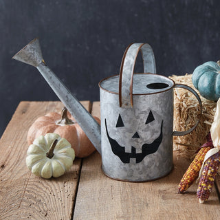Jack-O-Lantern Watering Can Lantern