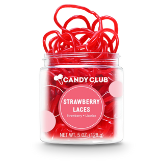 Candy Club Licorice Strawberry Laces