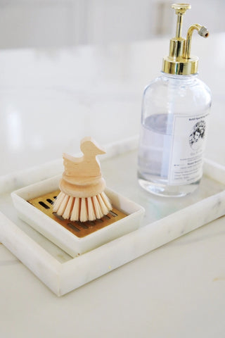 Cleaning Scrub Brush - Choose Duck or Whale Handle
