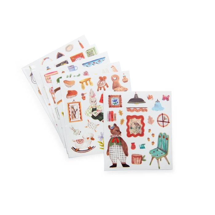 Les Minouchkas Coloring and Sticker Book