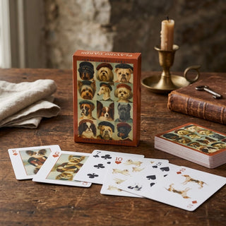 Vintage Style Dog Playing Cards