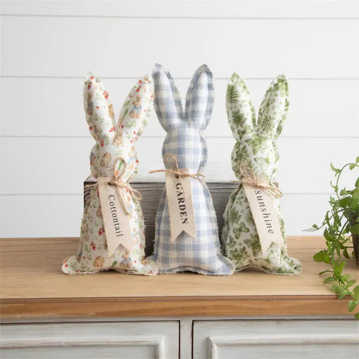 Fabric Garden Bunny - Choose Style