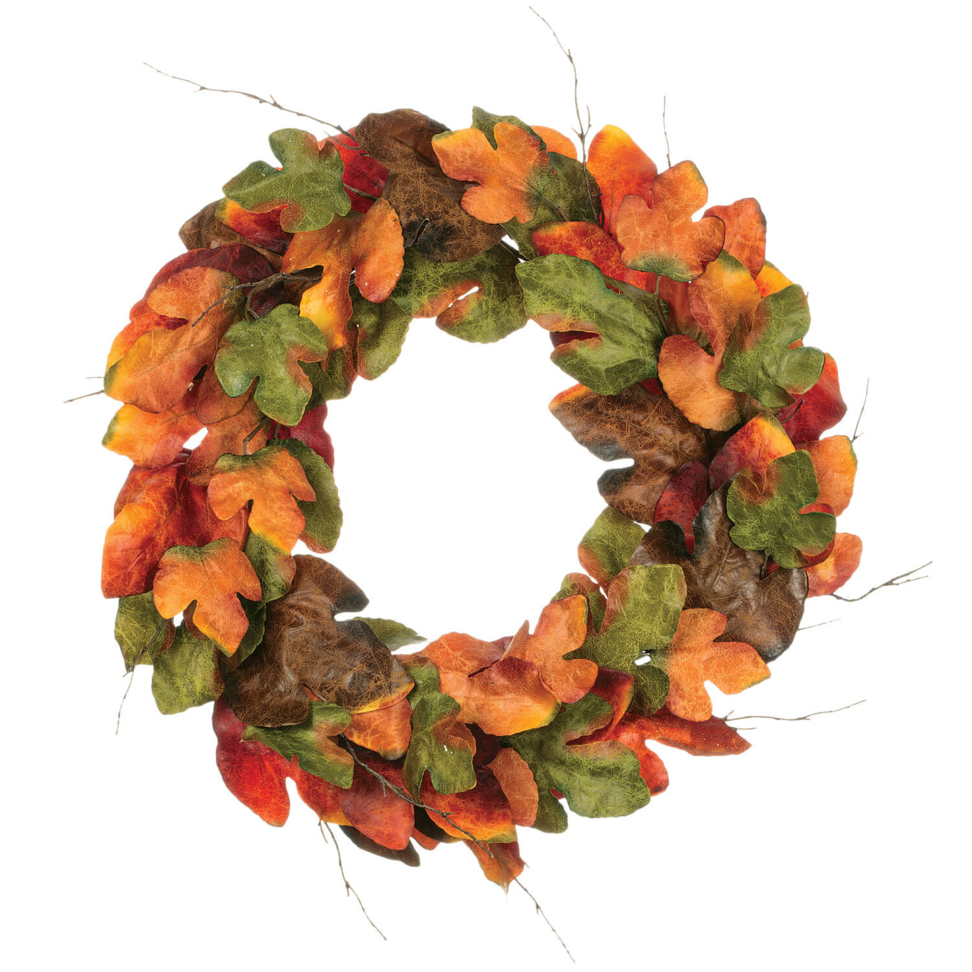 33" Fall Leaves Wreath