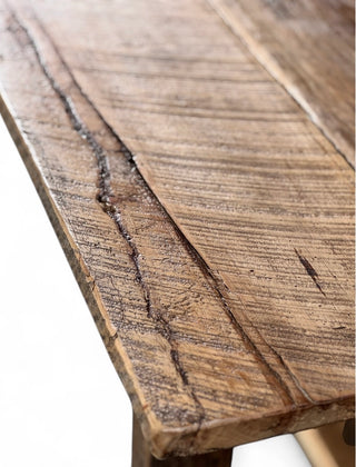 French Style Reclaimed Wood Farmhouse Dining Table - Choose Size