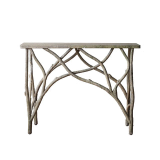 Faux Bois Console Table