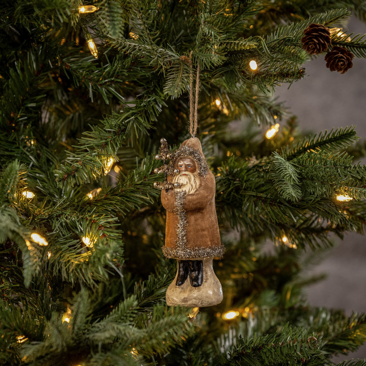 Belsnickel Santa Ornament - Fawn