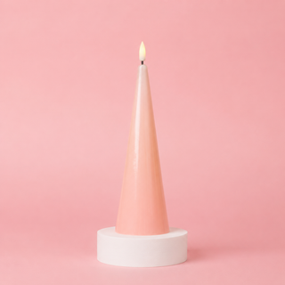 Pastel Tree Glow LED Cone Candle - Choose Style