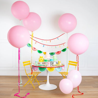 6' Happy Birthday Felt Banner
