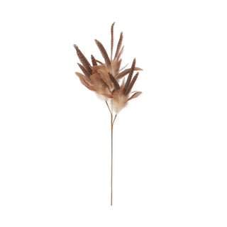 28" Tan Feather Spray