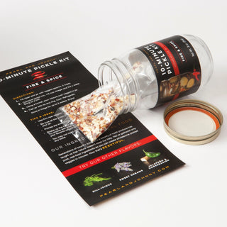 Pearl and Johnny Fire and Spice 10-minute Sweet Pickle Kit