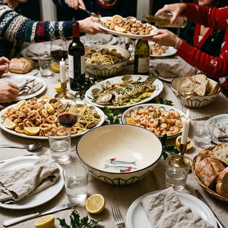 Festive Fish Serving Bowl