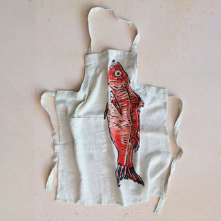 Linen Fish Apron