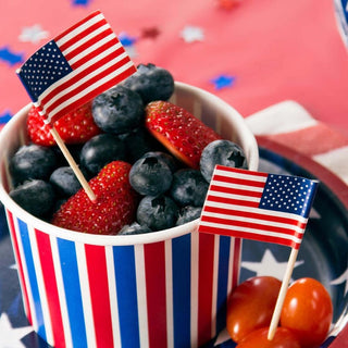 Package of 50 American Flag Picks