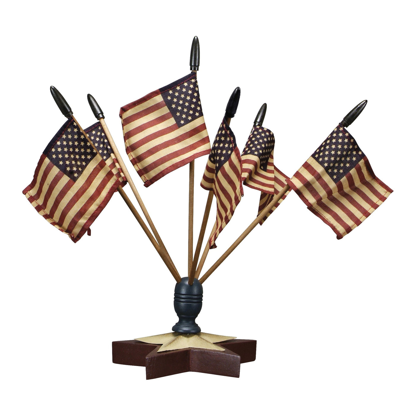 Star Finial With Flags