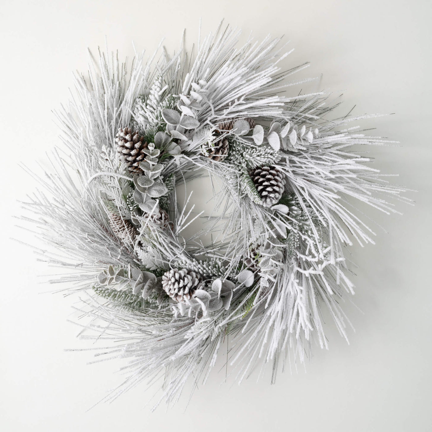 36" Snowy Night Wreath