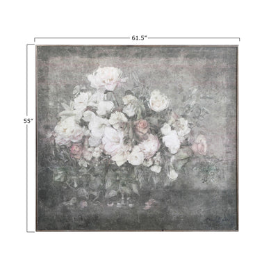 The Flower Arrangement Canvas - Floral Art Decor - More Coming
