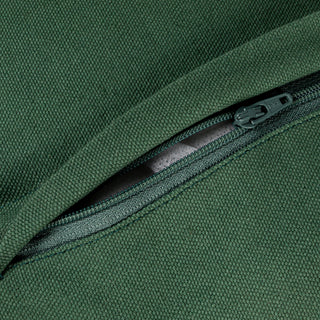 18" Square Cotton Embroidered Pillow