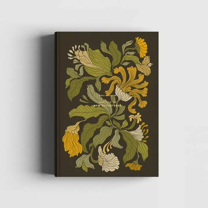 Sweet Pea Floral Notebook