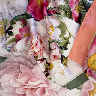 Rose Garden Linen Tablecloth