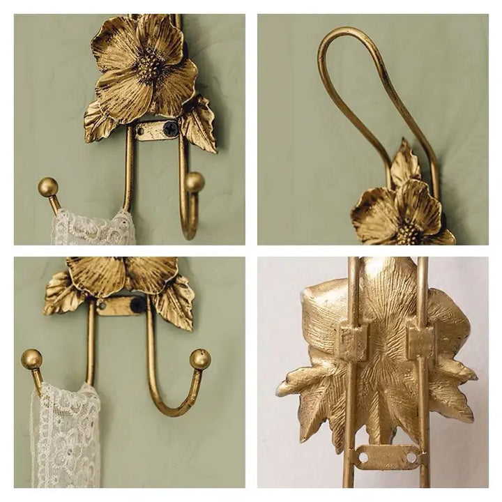 Floral wall hook sale