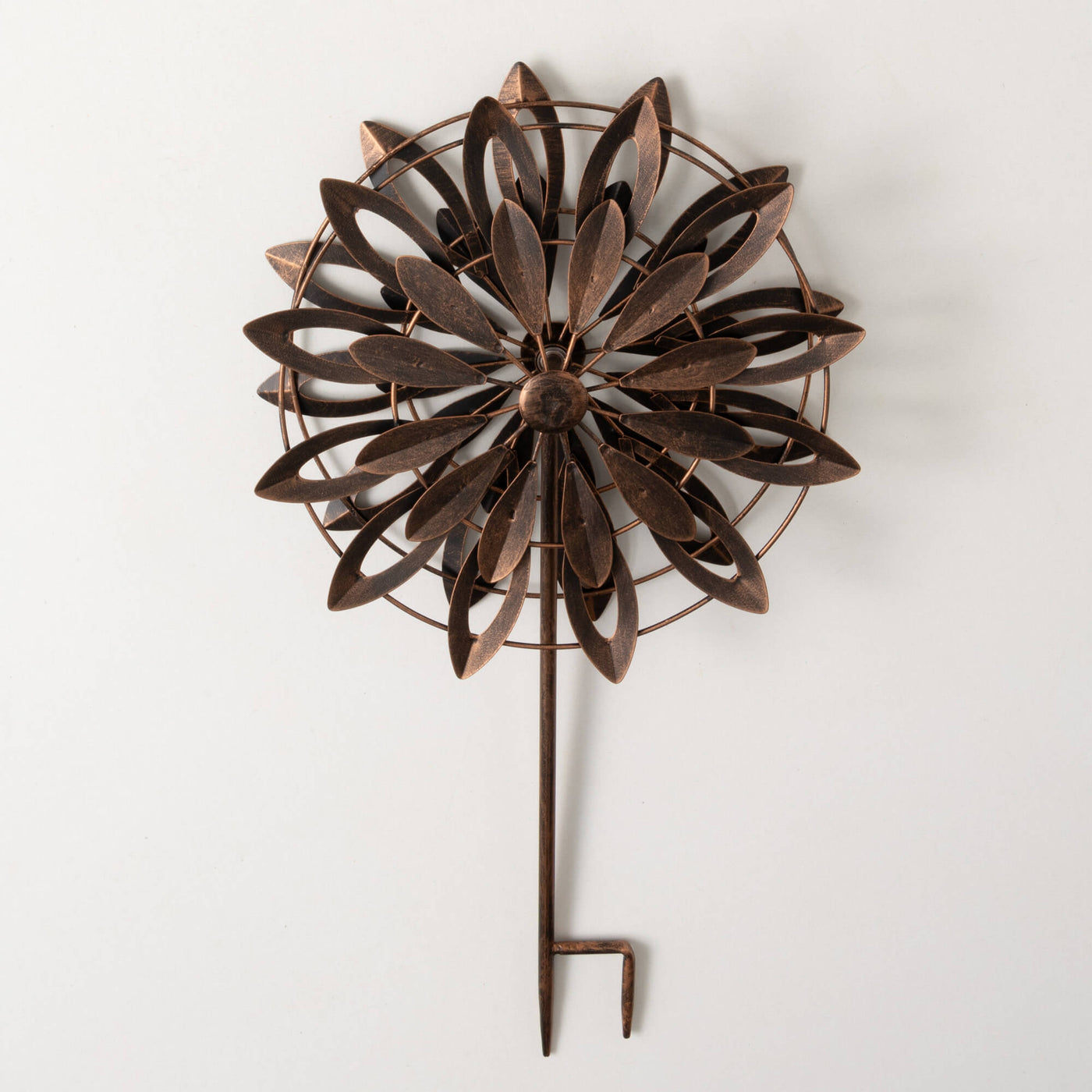 Spinning Flower Garden Stake