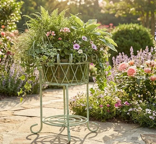 Willard Farmhouse Metal Planter Basket