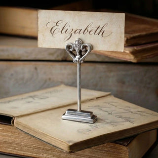 Fleur De Lis Place Card Holder