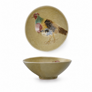 Hand-Painted Autumn Stoneware Bowl - Choose Style