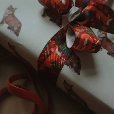 10ft Fox Friends Grosgrain Ribbon