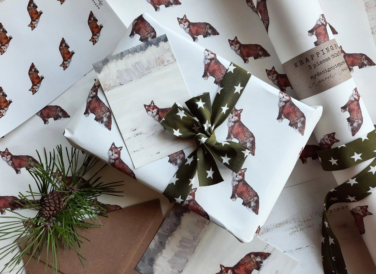 Fox Luxury Gift Wrap