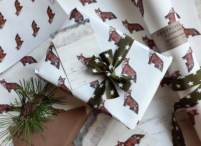 Forest Fox Luxury Gift Wrap