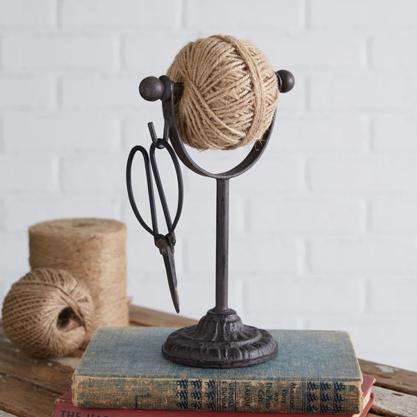 Free Standing Twine Holder and Scissors