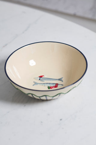Festive Fish Serving Bowl