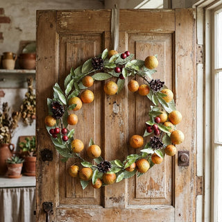 Cody Foster Winter Citrus Metal Wreath