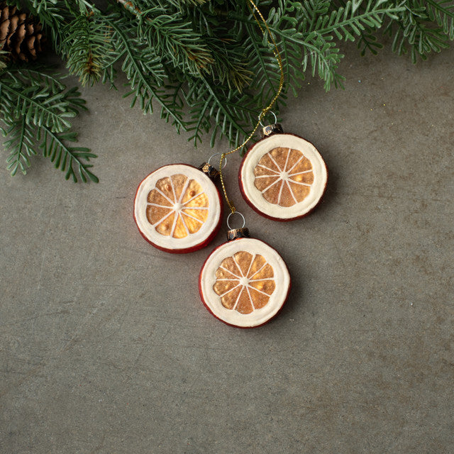 Orange Slice Cluster Ornament