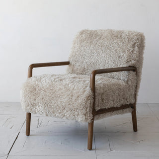 Faux Fur Upholstered Chair