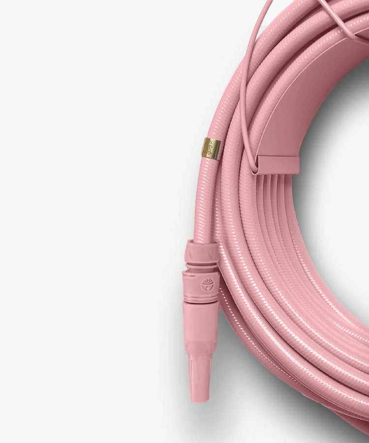 Pink Garden Hose with Nozzle Kit