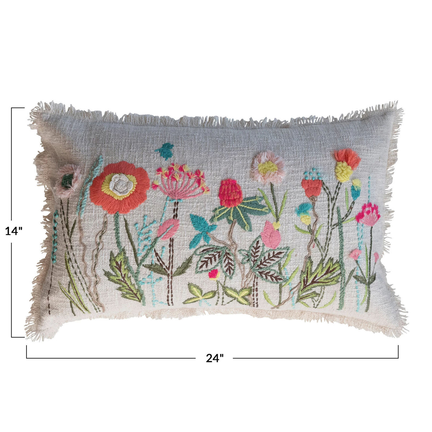 24" In The Garden Lumbar Pillow