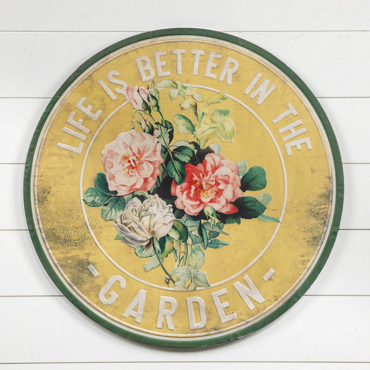 18" Life Is Better In The Garden Sign