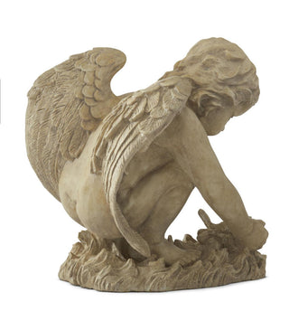 16.5" Weathered Angel Garden Statue