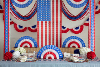 Patriotic Honeycomb Garland