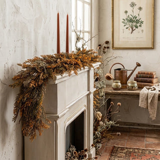 6' Orange-Tipped Juniper Garland