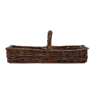 Hand Woven Reed Gathering Basket